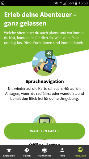 Das Komplettpacket von Komoot kostet 29 €